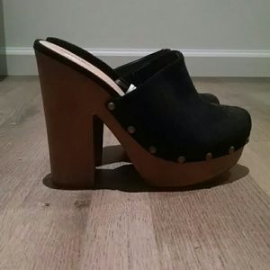 Block heel platform